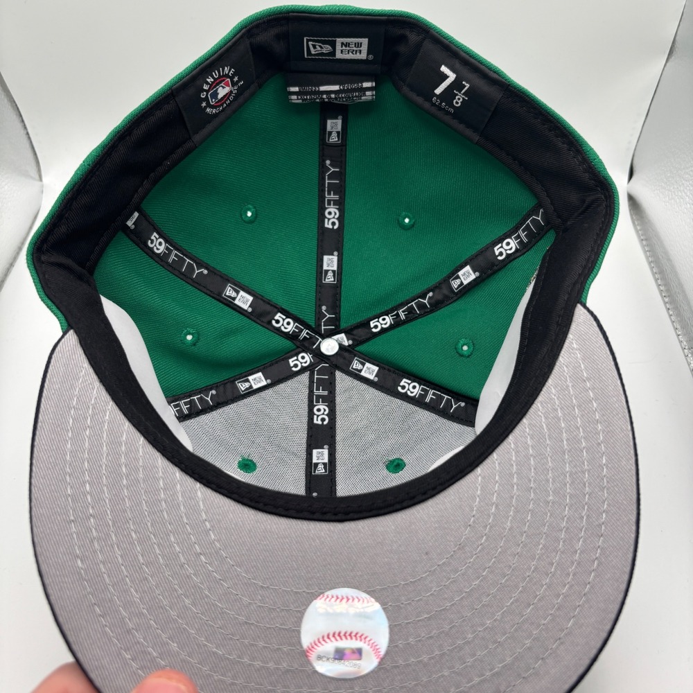 New Era Green Boston Red Sox Fenway Park Patch "Wally" Size 7 7/8 NWT - Picture 2 of 5
